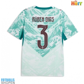 Billiga Portugal Ruben Dias #3 Bortatröja VM 2026 Kortärmad